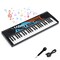 Portable 49-Key Kids Keyboard Piano with 8 Rhythms, 8 Tones and Microphone